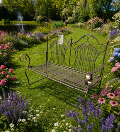 METALEN TUINBANK / BRUIN