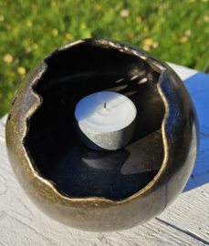 URN / WAXINEHOUDER MET POOTAFRUK