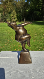 DIKKE DAME / ARMEN OMHOOG