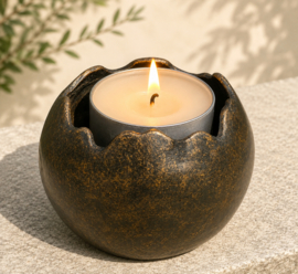 URN MET WAXINEHOUDER