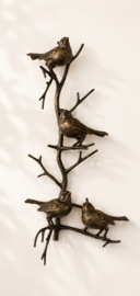 4 VOGELS OP TAK