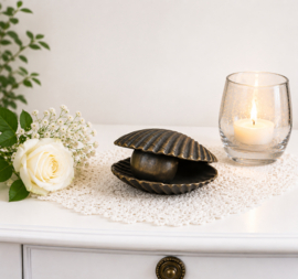 MINI URN SCHELP MET PAREL