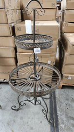 ETAGÈRE / PLANTENREK / BRUIN / ROND