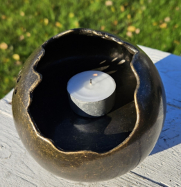 URN / WAXINEHOUDER MET POOTAFRUK