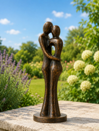 BRONZEN BEELD LIEFDESPAAR