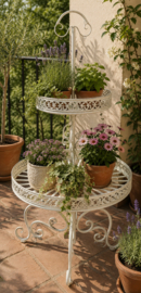 ETAGÈRE / PLANTENREK / BRUIN / ROND
