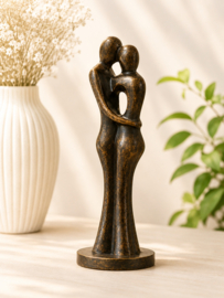 BRONZEN BEELD LIEFDESPAAR