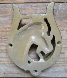 HOEFIJZER MET PAARDENHOOFD