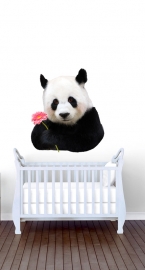 Wandaufkleber mit Panda