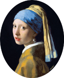 Iron-On Patch - Girl with a Pearl Earring - Johannes Vermeer