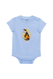 Pinguin mit Fisch XS