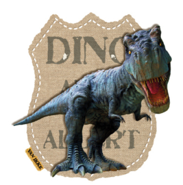 Strijkapplicatie Dino alert