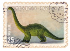 Dinosaurier-Briefmarke 3