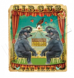 Iron-on Circus VAN IKKE