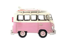 Rosafarbener Bus