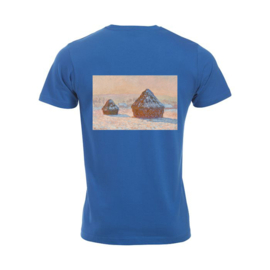 Bügelbild Heuhaufen, Morgendlicher Schneeeffekt – Claude Monet