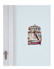 Cage à oiseaux bleue