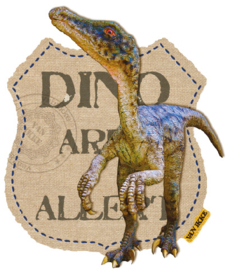 Iron-on Dino alert 2