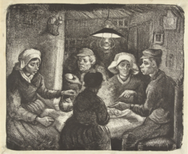 Bügelbild Die Kartoffelesser – Vincent van Gogh