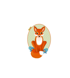 Wall decal little Fox