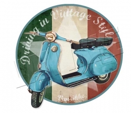 Iron-on Vintage scooter