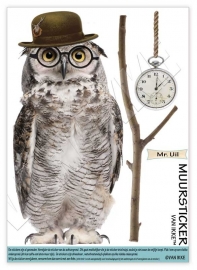 Wall Decal Mr. Owl