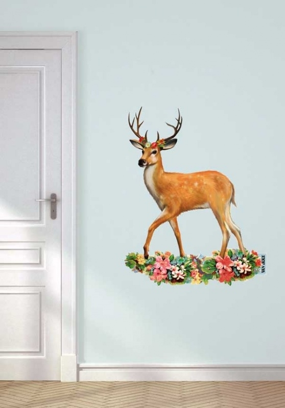 Wall decal Dear with Antlers