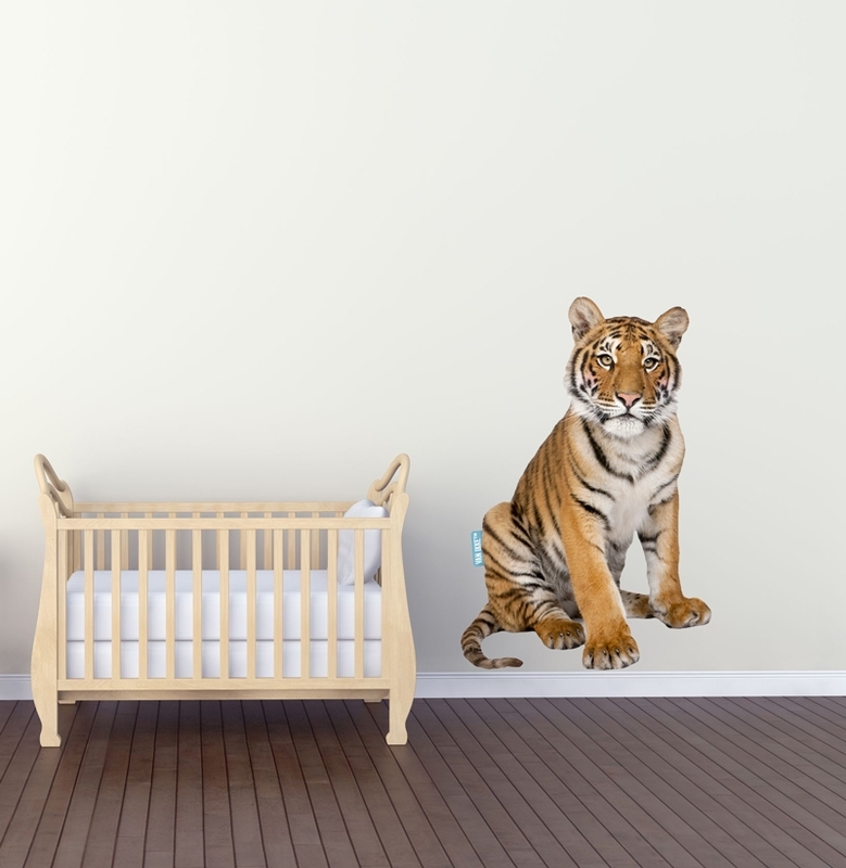 Sticker mural tigre