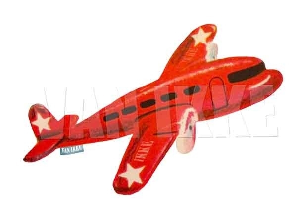 Vliegtuig rood XS