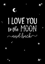Kaart i love you to the moon and back