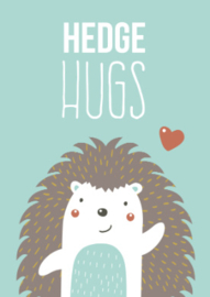 Poster hedge hugs mint A4