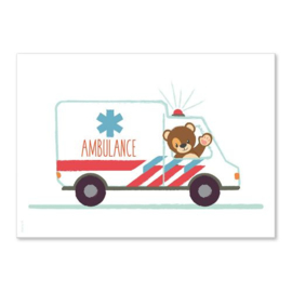 Poster beer ambulance A4