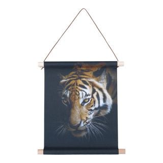 Textiel poster tijger 38x30cm
