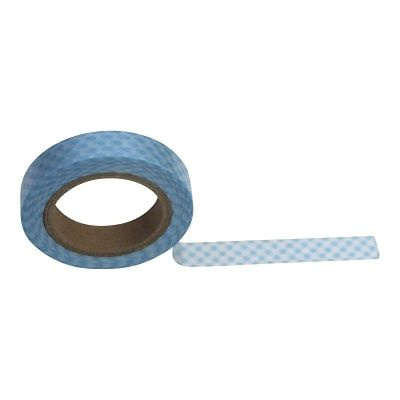 Masking tape geruit blauw