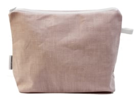 Linen light pink, wash bag NILSEN
