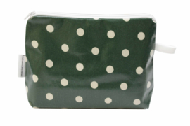 'Dot’ green, make-up bag NILSEN