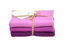 Wash cloth Solwang Design, pink
