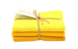 Wash cloth Solwang Design, yellow