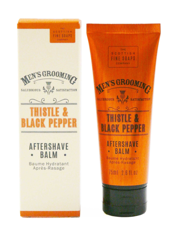 After shave balm, Thistle & Back Pepper