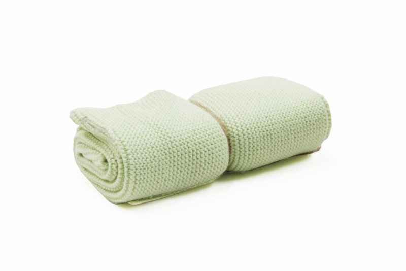 Knitted towel Solwang Design, light dusty green