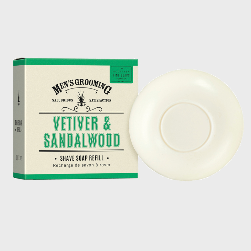 Refill shaving soap, Vetiver& Sandalwood