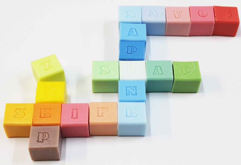 Alphabet soap block