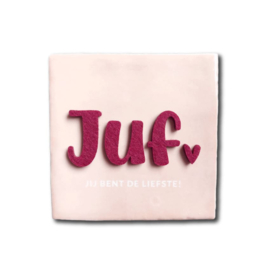 Tegeltje keramiek JUF 3D vilt