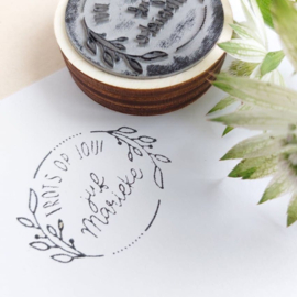 Stempel op maat botanisch JUF | MEESTER