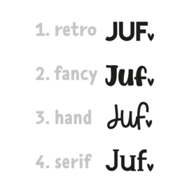 Tegeltje keramiek JUF 3D vilt