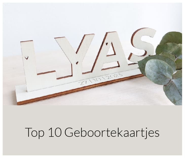 Geboortekaartjes Top 10 BrievenbusDroom