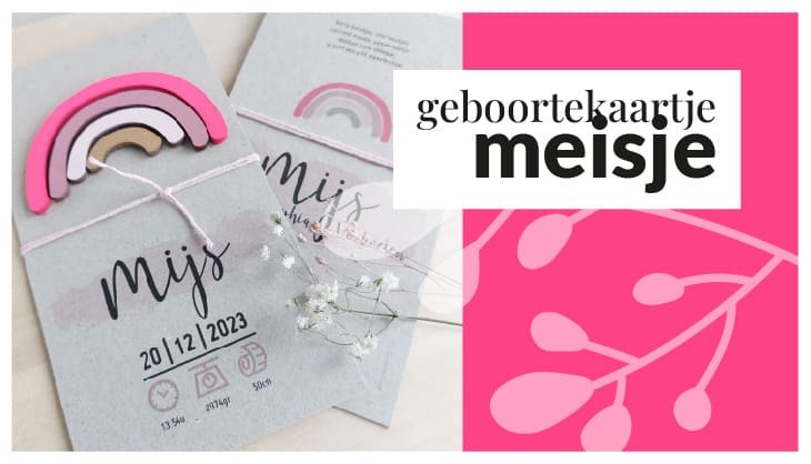 Geboortekaartjes voor Meisjes