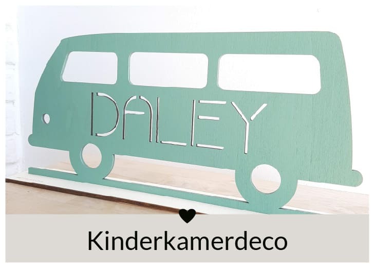 Gepersonaliseerd Kinderkamerdeco van Hout en Vilt