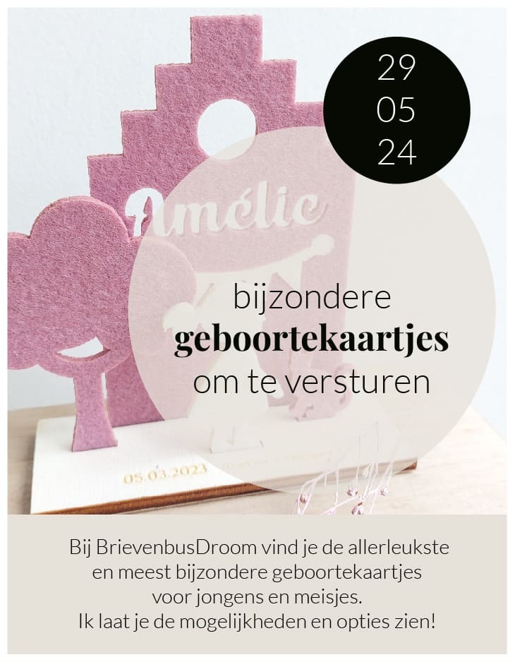 blog bijzondere geboortekaartjes om te versturen
