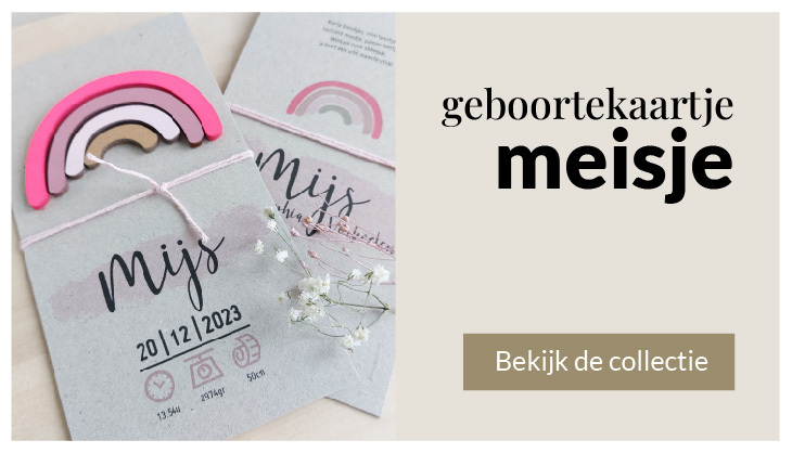 Geboortekaartjes voor Meisjes